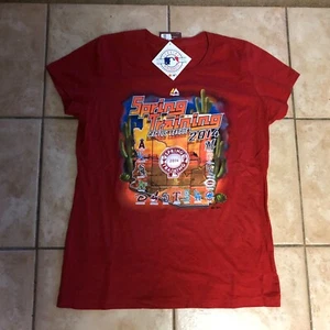 MLB Frühling Training T-Shirt Majestic Cactus League Karte L rot Damen Tee neu mit Etikett 2014 - Bild 1 von 12