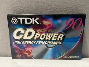 TDK CD Power 90 Min High Precision RC III Cassette Mechanism NEW - Picture 1 of 2