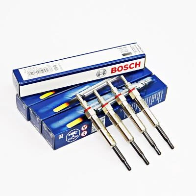 4x Bosch Glow for Audi A3 A4 VW T5 Golf 5 Touran Passat 3C 1.9+ 2.0 Tdi + Sdi - Image 1 of 4