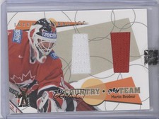 2006 In the Game-Used International Ice Signature Series 1/1 Martin Brodeur 0a7