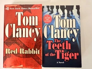Tom Clancy 2-Book Set: Red Rabbit + Teeth of the Tiger | Mass Market Thriller - Picture 1 of 3