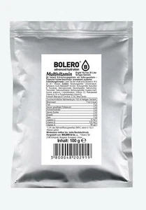 (56,20EUR/kg) Bolero Drinks zuckerfreies Getränkepulver 100g Beutel Multivit - Bild 1 von 1