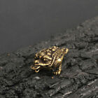 Chinese Collection old Asian Brass Three feet Toad Exquisite Key buckle Pendant