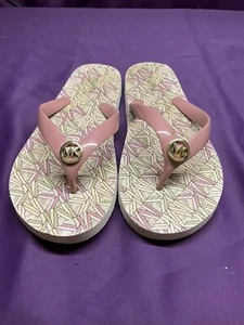 MICHAEL KORS Jinx Logo Pink & Gold Flip Flop - Bild 1 von 12