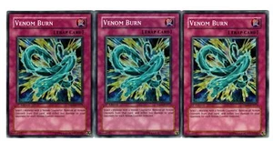 Yugioh - 3X Venom Burn - Common - 1st Edition - TAEV-EN071 - Near Mint - Picture 1 of 1