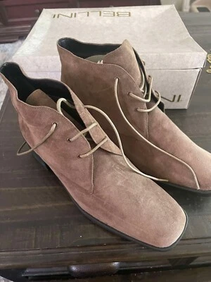 Botín Bellini marrón Foster vintage años 90 con cordones para mujer talla 11M raro de colección Foto 1 de 4