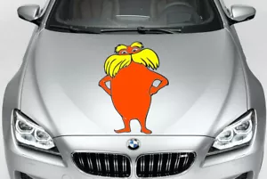 10" LORAX DR SEUSS VINYL DECAL CAR TRUCK HOOD SIDE - Bild 1 von 1