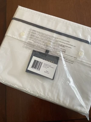 Ralph Lauren King плоский лист - Palmer Percale поло темно-синий новый - Изображение 1 из 3