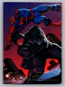 1994 Flair Marvel Annual #23 Rhino vs Spider-Man - Picture 1 of 2