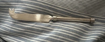 老式镀银奶酪刀餐具 — 第 1/4 张图片