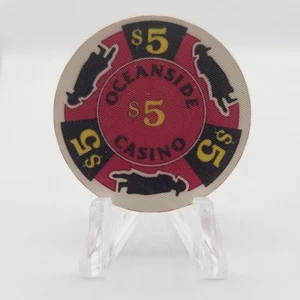Oceanside Casino Moscow Russian Federation $5 Casino Chip CG117186 - Picture 1 of 3
