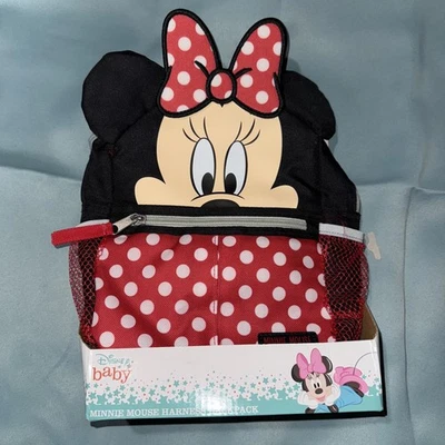 Disney Minnie Mouse Niños Pequeños Arnés Mochila Correa de Seguridad Parques Foto 1 de 3