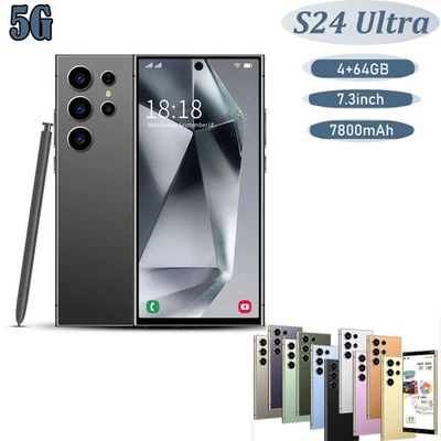 Nuevo Smartphone S24 Ultra 5G 7.3" Desbloqueado De Fábrica Android Celulares Doble SIM Foto 1 de 4