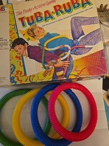 Piezas de juego vintage TUBA RUBA - solo tubos e instrucciones - Milton Bradley - Imagen 1 de 3