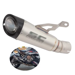 For BMW S1000R 2021-2025 S1000RR 2019-25 Slip-on Exhaust Pipe 60mm Muffler Tips - Bild 1 von 8