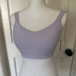Truekind Daily Comfort Wireless Shaper Bra Lavender Size Large - Picture 1 of 12