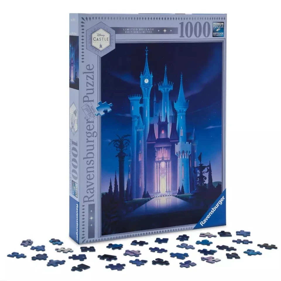 Disney Castillo Colección Cenicienta Puzzle Ravensburger 1000 Series 1/10 Nuevo Foto 1 de 1