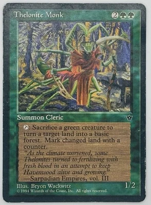 MTG Thelonite Monk Fallen Empires Regular - Image 1 of 2