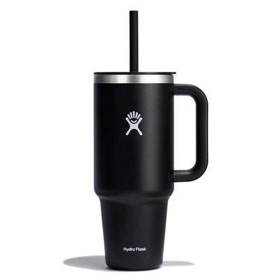 Vaso aislante Hydro Flask con tapa y doble pared, 32 oz - negro Foto 1 de 4