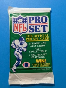 Juego profesional de tarjetas de fútbol americano de la NFL 1990 - Serie 1 - Paquete sellado de fábrica - 15 tarjetas - Imagen 1 de 2