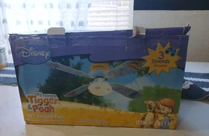 Vintage Disney My Friends Tigger & Winnie the Pooh 3-Speed Hunny Jar Ceiling Fan - Picture 1 of 7