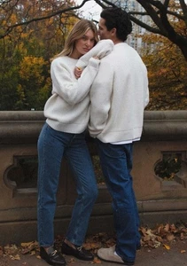 Yelabel Yellow Label Company Chunky Knit Cotton Sweater Size XS - Picture 1 of 5