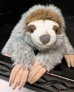 Realistic Plush Sloth Weighted 12" Ark Toys Premier Collection - Picture 1 of 9
