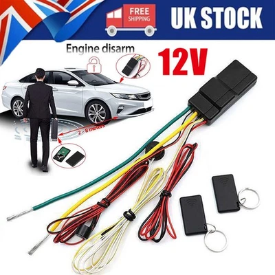 RFID Immobilizer Car Engine Lock Intelligent Anti-Hijacking Auto Cut Off 2.4GHz - Image 1 of 4