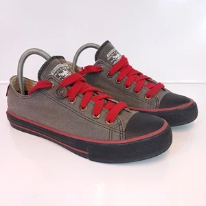 Zapatillas bajas LEVI'S gris lona para hombre Reino Unido 5 - Imagen 1 de 14