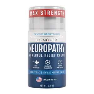 Conquer Neuropathie Creme | Lindert Nervenschmerzen und Mittelfußalgie | für Füße a... - Bild 1 von 7