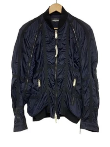 DSQUARED2 Navy Plain Nylon Jacket 46 S74AM0642 S452070 - Picture 1 of 6