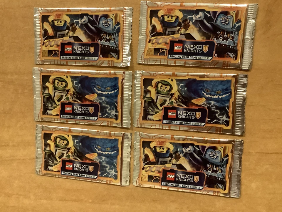 Lego Nexo Knights Trading Card Game Serie 2 aus 2017 Neu Ungeöffnete 6 Booster - Bild 1 von 1
