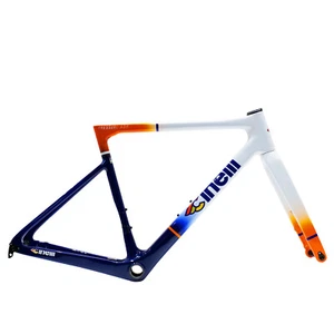 Cinelli Pressure ADR Disc Frameset Triple White Road Bike Carbon Frame - 54 L - Picture 1 of 7