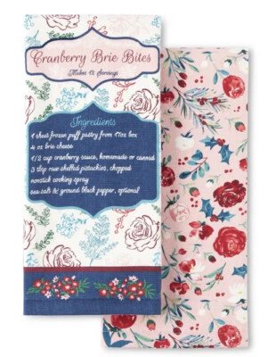 NUEVO Juego de toallas de cocina de invierno Pioneer Woman Wishful, multicolor, 2 piezas Foto 1 de 4