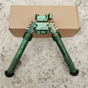 Rifle Bipod 4.75- 9" Foldable QD Picatinny Rail Mount Adjustable Leg CAMO Color - Picture 1 of 13