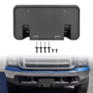 Front Bumper License Plate Bracket Holder Frame For Ford Super Duty F250 1999-04 - Picture 1 of 9