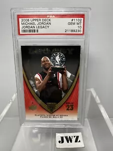 2008-09 Michael Jordan Legacy - Oberdeck - Playoffs: 5/19/98 PSA EDELSTEIN MT 10 - Bild 1 von 6
