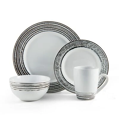 Pfaltzgraff Bryson 16-Piece Dinnerware Set, Service For 4, White - Image 1 of 4