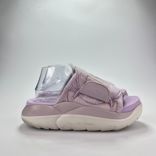 Sandali comodi UGG LA Cloud alti lavanda plateau slip on donna taglia 10