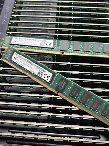Micron 16GB MTA18ADF2G72PZ-3G2E1 DDR4 PC4-3200AA ECC Server Memory 1RX4 VLP Reg - Picture 1 of 2
