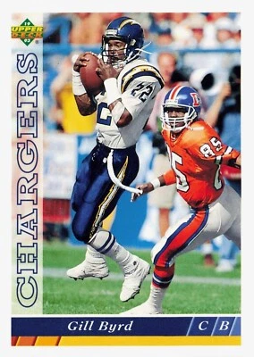 1993 Upper Deck Football #149 Gill Byrd  - Image 1 of 2