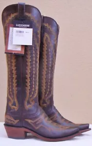 Lucchese, Brown Vero Goat Pricilla Tall Boot, Style# GY4580, Size (7 B) - Picture 1 of 8