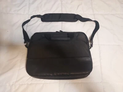 Estuche para portátil negro 17" bolsa de transporte para computadora con correa para el hombro  Foto 1 de 4