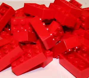 2x4 180 pieces red building blocks, 180 pieces, compatible to lego 3001 - Picture 1 of 2