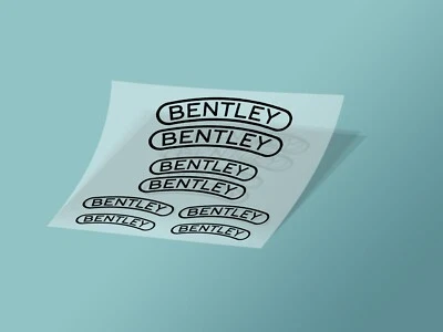 8 calcomanías adhesivas Bentley Caliper, calcomanía de vinilo troquelada Foto 1 de 2