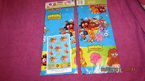MOSHI MONSTERS wipe clean party table cloth / table cover, re-usable 138 x183 cm - Picture 1 of 12