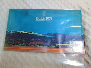 1971 Buick 46-page Car Sales Brochure - Riviera Electra LeSabre GS GS455 Skylark - Picture 1 of 2