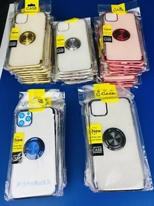 Huge Lot of 37 Lightweight Case Ring Stand Cover For iPhone 11 Pro Max New - Picture 1 of 14