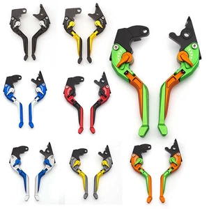 3D Extend Fold Brake Clutch Lever For Kawasaki VERSYS (650cc) 2009-2014 Green - Bild 1 von 12