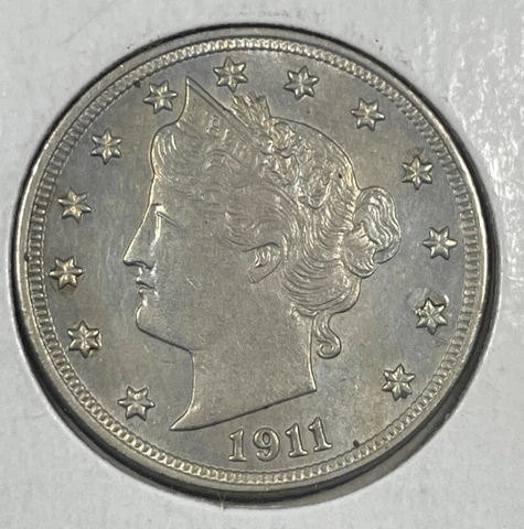 1911 Liberty Nickel AU-UNC Cover